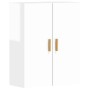 Armarios de pared 2 uds madera de ingeniería blanco brillante de vidaXL, Aparadores - Ref: Foro24-3197877, Precio: 167,83 €, ...