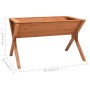 Jardinera de madera de abeto 90x55x56 cm en Soportes para macetas | Comprar online en Foru.es
