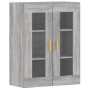 Armarios de pared 2 uds madera de ingeniería gris Sonoma de vidaXL, Aparadores - Ref: Foro24-3197903, Precio: 172,07 €, Descu...