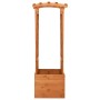 Jardinera enrejada con arco madera de abeto 49x39x130 cm en Macetas y jardineras | Comprar online en Foru.es