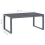 Mesa de centro de aluminio 90x50x40 cm en Mesas de centro | Comprar online en Foru.es
