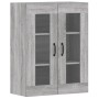 Armarios de pared 2 uds madera de ingeniería gris Sonoma de vidaXL, Aparadores - Ref: Foro24-3197911, Precio: 144,03 €, Descu...