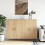 Armarios de pared 2 uds madera de ingeniería roble Sonoma de vidaXL, Aparadores - Ref: Foro24-3197875, Precio: 161,31 €, Desc...