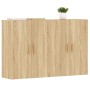 Armarios de pared 2 uds madera de ingeniería roble Sonoma de vidaXL, Aparadores - Ref: Foro24-3197875, Precio: 161,31 €, Desc...