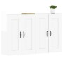 Armarios de pared 2 uds madera de ingeniería blanco brillante de vidaXL, Aparadores - Ref: Foro24-3197989, Precio: 162,49 €, ...