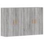 Armarios de pared 2 uds madera de ingeniería gris Sonoma de vidaXL, Aparadores - Ref: Foro24-3197879, Precio: 139,63 €, Descu...