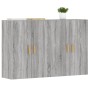 Armarios de pared 2 uds madera de ingeniería gris Sonoma de vidaXL, Aparadores - Ref: Foro24-3197879, Precio: 139,63 €, Descu...