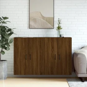 Wandschränke, 2 Stück, Eichenbraun, Holzwerkstoff von vidaXL, Sideboards - Ref: Foro24-3197888, Preis: 142,77 €, Rabatt: %