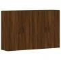 Wandschränke, 2 Stück, Eichenbraun, Holzwerkstoff von vidaXL, Sideboards - Ref: Foro24-3197888, Preis: 142,77 €, Rabatt: %