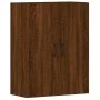 Wandschränke, 2 Stück, Eichenbraun, Holzwerkstoff von vidaXL, Sideboards - Ref: Foro24-3197888, Preis: 142,77 €, Rabatt: %