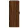 Armarios de pared 2 uds madera de ingeniería marrón roble de vidaXL, Aparadores - Ref: Foro24-3197888, Precio: 149,41 €, Desc...