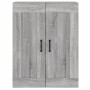 Armarios de pared 2 uds madera de ingeniería gris Sonoma de vidaXL, Aparadores - Ref: Foro24-3197991, Precio: 130,64 €, Descu...