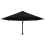 Sombrilla de pared con palo de metal negro 300 cm en Sombrillas | Comprar online en Foru.es