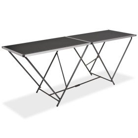 Mesa para empapelar plegable de MDF y aluminio 200x60x78 cm en Mesas plegables | Comprar online en Foru.es