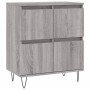 Aparador de madera contrachapada gris Sonoma 60x35x70 cm de vidaXL, Aparadores - Ref: Foro24-831218, Precio: 66,30 €, Descuen...