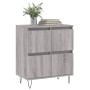 Aparador de madera contrachapada gris Sonoma 60x35x70 cm de vidaXL, Aparadores - Ref: Foro24-831218, Precio: 66,30 €, Descuen...