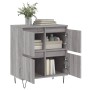 Aparador de madera contrachapada gris Sonoma 60x35x70 cm de vidaXL, Aparadores - Ref: Foro24-831218, Precio: 66,30 €, Descuen...