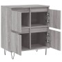 Aparador de madera contrachapada gris Sonoma 60x35x70 cm de vidaXL, Aparadores - Ref: Foro24-831218, Precio: 66,30 €, Descuen...