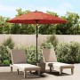 Sombrilla de jardín con palo de aluminio terracota 270 cm en Sombrillas | Comprar online en Foru.es