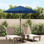 Sombrilla de jardín con palo de aluminio azul azure 270 cm en Sombrillas | Comprar online en Foru.es