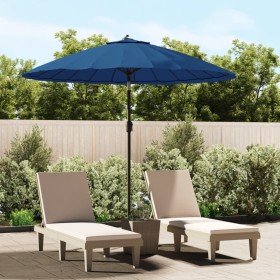 Sombrilla de jardín con palo de aluminio azul azure 270 cm en Sombrillas | Comprar online en Foru.es