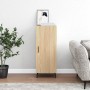 Aparador madera contrachapada color roble Sonoma 34,5x34x90 cm de vidaXL, Aparadores - Ref: Foro24-828559, Precio: 72,48 €, D...