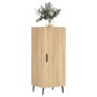 Aparador madera contrachapada color roble Sonoma 34,5x34x90 cm de vidaXL, Aparadores - Ref: Foro24-828559, Precio: 72,48 €, D...