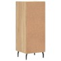 Aparador madera contrachapada color roble Sonoma 34,5x34x90 cm de vidaXL, Aparadores - Ref: Foro24-828559, Precio: 72,48 €, D...
