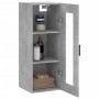 Armario de pared gris hormigón 34,5x34x90 cm de vidaXL, Aparadores - Ref: Foro24-828912, Precio: 42,50 €, Descuento: %