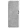 Armario de pared madera ingeniería gris hormigón 69,5x34x90 cm de vidaXL, Aparadores - Ref: Foro24-830392, Precio: 67,93 €, D...