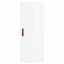 Armario de pared blanco brillante 34,5x34x90 cm de vidaXL, Aparadores - Ref: Foro24-828830, Precio: 49,84 €, Descuento: %