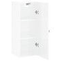 Armario de pared blanco brillante 34,5x34x90 cm de vidaXL, Aparadores - Ref: Foro24-828830, Precio: 49,84 €, Descuento: %