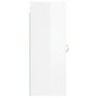 Armario de pared blanco brillante 34,5x34x90 cm de vidaXL, Aparadores - Ref: Foro24-828830, Precio: 49,84 €, Descuento: %