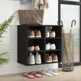 Mueble zapatero negro 52,5x30x50 cm de vidaXL, Taquillas y armarios de almacenamiento - Ref: Foro24-808686, Precio: 50,40 €, ...
