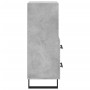 Aparador de madera contrachapada gris hormigón 34,5x34x90 cm de vidaXL, Aparadores - Ref: Foro24-828696, Precio: 56,68 €, Des...