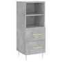 Betongraues Sperrholz-Sideboard 34,5 x 34 x 90 cm von vidaXL, Sideboards - Ref: Foro24-828656, Preis: 51,34 €, Rabatt: %