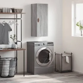 Sonoma gray wall cabinet 34.5x34x90 cm by vidaXL, Sideboards - Ref: Foro24-828834, Price: 47,26 €, Discount: %