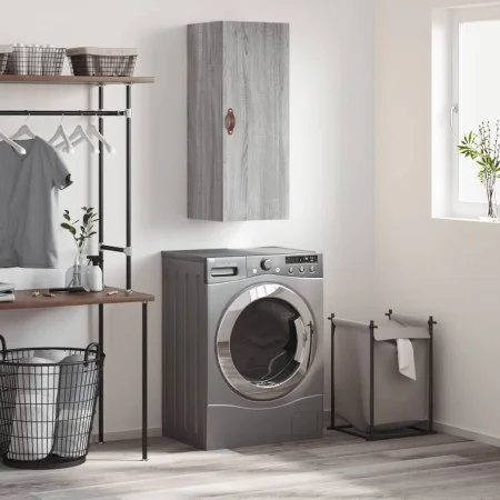 Sonoma gray wall cabinet 34.5x34x90 cm by vidaXL, Sideboards - Ref: Foro24-828834, Price: 47,26 €, Discount: %