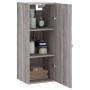 Armario de pared gris Sonoma 34,5x34x90 cm de vidaXL, Aparadores - Ref: Foro24-828834, Precio: 47,86 €, Descuento: %