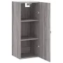 Sonoma gray wall cabinet 34.5x34x90 cm by vidaXL, Sideboards - Ref: Foro24-828834, Price: 47,26 €, Discount: %