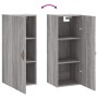 Armario de pared gris Sonoma 34,5x34x90 cm de vidaXL, Aparadores - Ref: Foro24-828834, Precio: 47,86 €, Descuento: %