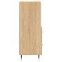 Aparador madera contrachapada color roble Sonoma 34,5x34x90 cm de vidaXL, Aparadores - Ref: Foro24-828647, Precio: 51,35 €, D...