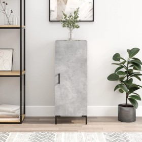Aparador de madera contrachapada gris hormigón 34,5x34x90 cm de vidaXL, Aparadores - Ref: Foro24-828544, Precio: 60,45 €, Des...