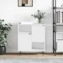 Weißes Sperrholz-Sideboard 60x35x70 cm von vidaXL, Sideboards - Ref: Foro24-831188, Preis: 61,88 €, Rabatt: %