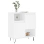 Aparador de madera contrachapada blanco 60x35x70 cm de vidaXL, Aparadores - Ref: Foro24-831188, Precio: 62,50 €, Descuento: %
