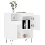 Aparador de madera contrachapada blanco 60x35x70 cm de vidaXL, Aparadores - Ref: Foro24-831188, Precio: 62,50 €, Descuento: %