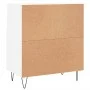 Weißes Sperrholz-Sideboard 60x35x70 cm von vidaXL, Sideboards - Ref: Foro24-831188, Preis: 61,88 €, Rabatt: %
