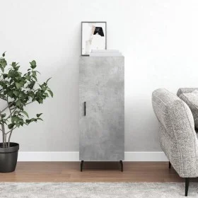 Aparador de madera contrachapada gris hormigón 34,5x34x90 cm de vidaXL, Aparadores - Ref: Foro24-828560, Precio: 75,12 €, Des...
