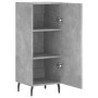 Aparador de madera contrachapada gris hormigón 34,5x34x90 cm de vidaXL, Aparadores - Ref: Foro24-828560, Precio: 76,29 €, Des...