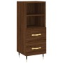 Aparador madera de ingeniería marrón roble 34,5x34x90 cm de vidaXL, Aparadores - Ref: Foro24-828651, Precio: 52,91 €, Descuen...